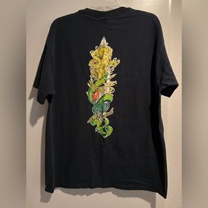 Vintage Hawaiian Island Creations Surfboards Mermaid - size XL - T-Shirt